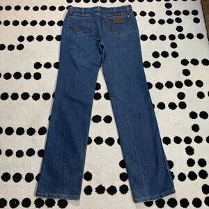 Wrangler Jeans Mens 30x34 Cowboy Cut Slim Fit Premium Performance Western Denim